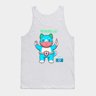 MY NURSE CAT Tank Top